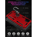 For Huawei P40 Lite Shockproof TPU + PC Protective Case with 360 Degree Rotating Holder(Black)