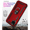 For Huawei P40 Lite Shockproof TPU + PC Protective Case with 360 Degree Rotating Holder(Black)