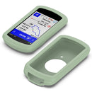 For Garmin Edge 1040 Full Back Cover Stopwatch Silicone Case(Ice Lake Green)