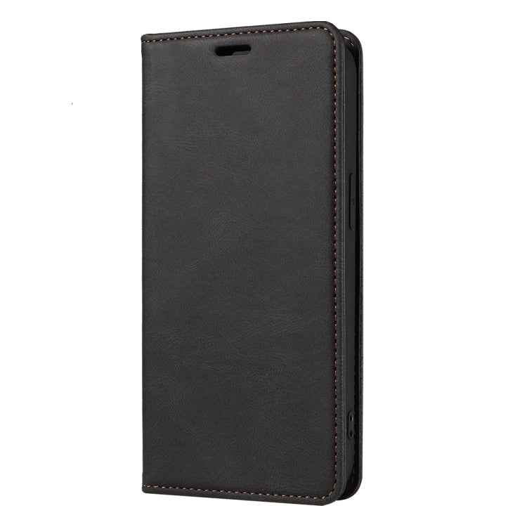 For Samsung Galaxy S21 FE 5G Wristband Magnetic Leather Phone Case(Black)