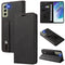 For Samsung Galaxy S21 FE 5G Wristband Magnetic Leather Phone Case(Black)