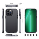 Dunjia Series TPU + PC Shockproof Phone Case For iPhone 14 Pro Max(Dark Green)