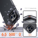 Dunjia Series TPU + PC Shockproof Phone Case For iPhone 14 Pro Max(Black)