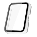 For Huawei Watch Fit 2 PC+ Toughened Film Fully Enclosed Protective Watch Case(Transparent White)