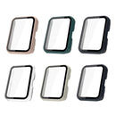 For Huawei Watch Fit 2 PC+ Toughened Film Fully Enclosed Protective Watch Case(Transparent White)