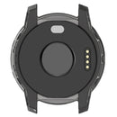 For Garmin Descent G1 Half Coverage Hollowed TPU Watch Case(Transparent Black)