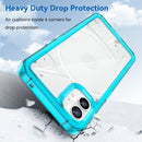 For Nothing Phone 1 Colorful Series Acrylic + TPU Phone Case(Transparent Blue)