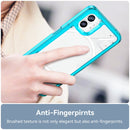 For Nothing Phone 1 Colorful Series Acrylic + TPU Phone Case(Transparent Blue)