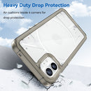 For Nothing Phone 1 Colorful Series Acrylic + TPU Phone Case(Transparent Black)