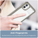 For Nothing Phone 1 Colorful Series Acrylic + TPU Phone Case(Transparent Black)