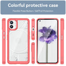 For Nothing Phone 1 Colorful Series Acrylic + TPU Phone Case(Red)