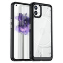 For Nothing Phone 1 Colorful Series Acrylic + TPU Phone Case(Black)