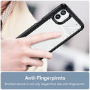 For Nothing Phone 1 Colorful Series Acrylic + TPU Phone Case(Black)