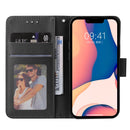 For iPhone 14 Multifunctional Horizontal Flip Leather Case with Three Card Slot (Black)