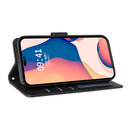 Multifunctional Horizontal Flip Leather Case with Three Card Slot For iPhone 14 Pro(Black)