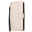 Multifunctional Horizontal Flip Leather Case with Three Card Slot For iPhone 14 Pro(Tyrant Gold)