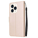 Multifunctional Horizontal Flip Leather Case with Three Card Slot For iPhone 14 Pro(Tyrant Gold)