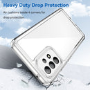 For Samsung Galaxy A53 Colorful Series Acrylic + TPU Phone Case(Transparent)