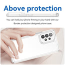 For Samsung Galaxy A53 Colorful Series Acrylic + TPU Phone Case(Transparent)
