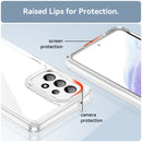 For Samsung Galaxy A53 Colorful Series Acrylic + TPU Phone Case(Transparent)