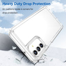 For Samsung Galaxy A13 5G Colorful Series Acrylic + TPU Phone Case(Transparent)