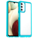 For Samsung Galaxy A13 5G Colorful Series Acrylic + TPU Phone Case(Transparent Blue)