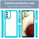For Samsung Galaxy A13 5G Colorful Series Acrylic + TPU Phone Case(Transparent Blue)
