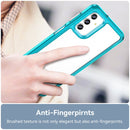 For Samsung Galaxy A13 5G Colorful Series Acrylic + TPU Phone Case(Transparent Blue)