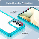For Samsung Galaxy A13 5G Colorful Series Acrylic + TPU Phone Case(Transparent Blue)