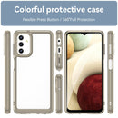 For Samsung Galaxy A13 5G Colorful Series Acrylic + TPU Phone Case(Transparent Grey)