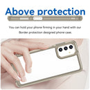 For Samsung Galaxy A13 5G Colorful Series Acrylic + TPU Phone Case(Transparent Grey)