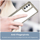 For Samsung Galaxy A13 5G Colorful Series Acrylic + TPU Phone Case(Transparent Grey)