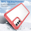 For Samsung Galaxy A13 5G Colorful Series Acrylic + TPU Phone Case(Red)