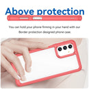 For Samsung Galaxy A13 5G Colorful Series Acrylic + TPU Phone Case(Red)