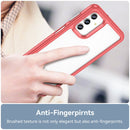 For Samsung Galaxy A13 5G Colorful Series Acrylic + TPU Phone Case(Red)