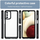For Samsung Galaxy A13 5G Colorful Series Acrylic + TPU Phone Case(Black)