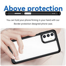 For Samsung Galaxy A13 5G Colorful Series Acrylic + TPU Phone Case(Black)