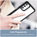 For Samsung Galaxy A13 5G Colorful Series Acrylic + TPU Phone Case(Black)