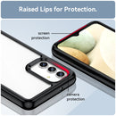 For Samsung Galaxy A13 5G Colorful Series Acrylic + TPU Phone Case(Black)