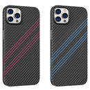 For iPhone 14 Pro hoco Cave Slim PC Phone Case(Black Blue)