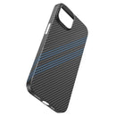 For iPhone 14 Pro hoco Cave Slim PC Phone Case(Black Blue)