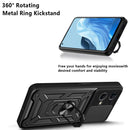 For OPPO Reno7 4G Sliding Camera Design TPU + PC Phone Case(Red)