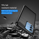 For vivo V23 5G Brushed Texture Carbon Fiber TPU Phone Case(Black)
