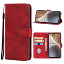 For Motorola Moto G32 Leather Phone Case(Red)