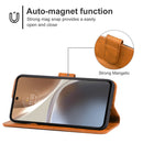 For Motorola Moto G32 Leather Phone Case(Brown)
