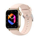ZW27 1.81 inch TFT Screen Smart Watch Support Body Temperature / Heart Rate Monitoring(Gold)