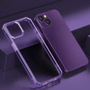 TPU Four-corner Airbag Shockproof Phone Case For iPhone 14(Purple)