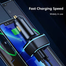 C26 105W Max Dual Type-C + USB Ports Car Charger(Black)