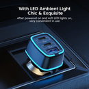 C26 105W Max Dual Type-C + USB Ports Car Charger(Black)