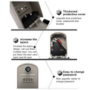 G11 Punch-free Double Key Storage Box(Black)